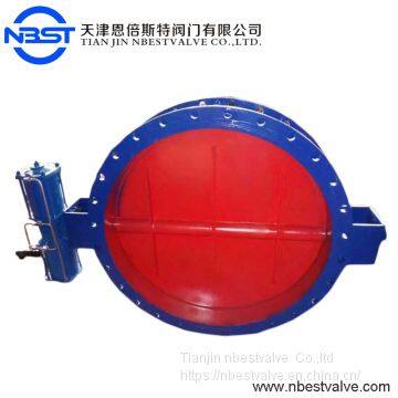 DN2000 Stainless Steel Ventilation Oil Butterfly Valve Single Acting D641W-6C