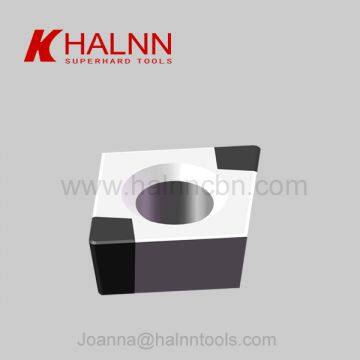 BN-K20 CCGW Soliding PCBN inserts finish turning Brake disc from Halnn Tools