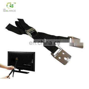 Metal/PP childproof strap for TV or furniture