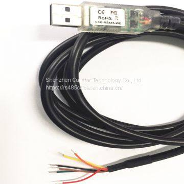 USB-RS485-WE-1800-BT USB TO RS485 CABLE, 1.8M BLACK CABLE, WIRE END photo-3