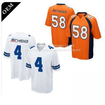 Custom american football team shirts/ american football equipment wholesale