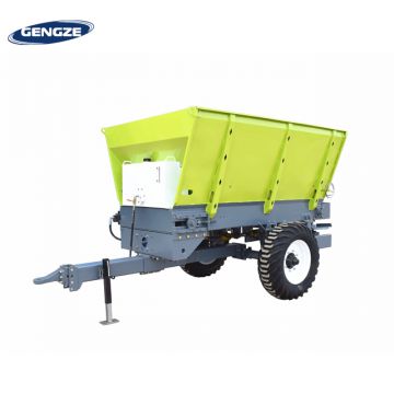 Gengze pto towing small size solid manure organic fertilizer spreader for grassland pasture