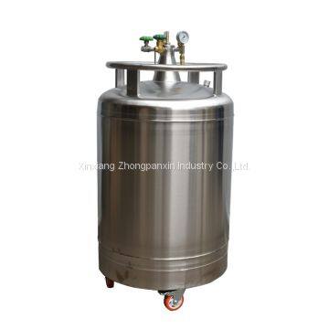 YDZ-100 Stainless Steel Material Self-pressurized Liquid Nitrogen Supply Cylinder