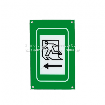 Emergency Lighting Tunnel Lights for Cars Green Sign Symbols LED Emergency Exit Signs Evacuation Lights