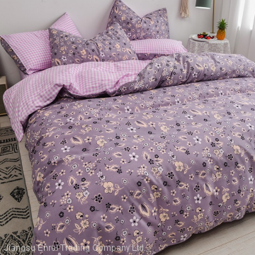 Autumn and Winter Thickened Cotton Sanded 4pcs Bedding Set photo-4