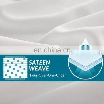 Korean Customized White Twin Size Bedding Blankets 100% Bamboo Bed Sheets Complet For Adults photo-4