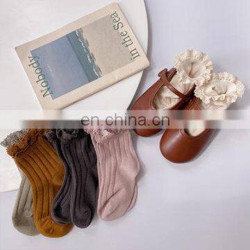 Autumn 2020 new girls lace socks children lace socks princess baby children's socks