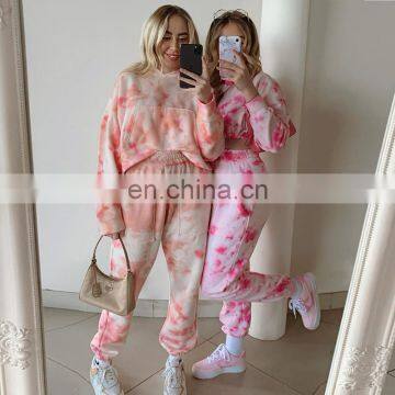 2020 Hot Wholesale Women's High Quality New Tie Dye Harem Trousers