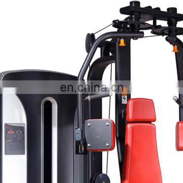 80kg Free Weight Adjustment, Pectoral Fly Commercial Straight Arm Clip Chest Fitness Equipment Trainer With Elbow Pad