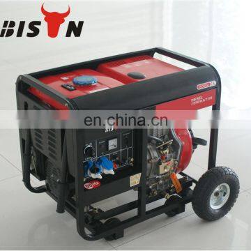 BISON CHINA Open Frame Low Price 3 Phase Auto Start Diesel Generator 5kva