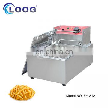 Energy Saving CE Certificate OEM Design Electric Double Fryer Machine with temperature limiter