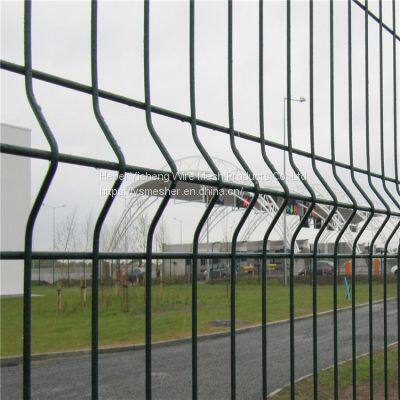 Cheap Galvanized Pvc Coated Security 3D Curved Garden Folding Fence Panel photo-5