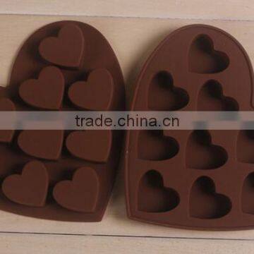 Silicone Chocolate Ice Cube Ice Mould Love Shape photo-2