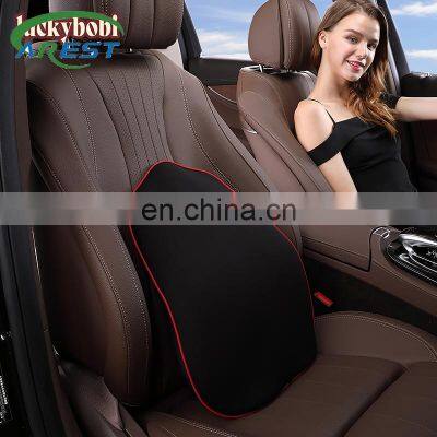 Car Cushion Seat Lumbar Support Office Chair Low Back Pillow Waist Protection Memory Foam Black Car Accessories Dropshipping