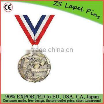 Custom quality free artwork design High Relief Medallion Swimming