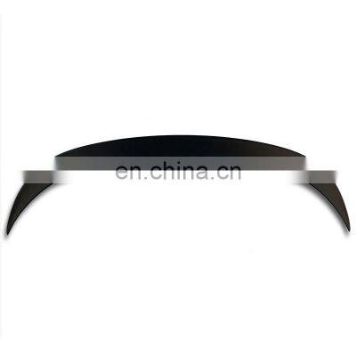 Universal matte dry carbon fiber rear roof spoiler tail trunk lip rear wing car decoration fit for tesla model 3 Y