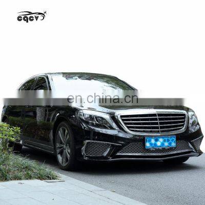 High Quality Plastic Material S65 Style Body Kit for New Mercedes Benz s Class W222 Front Bumper Rear Bumper and Side Skirts
