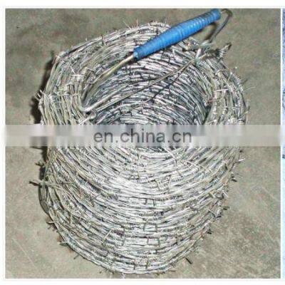 400m Roll Galvanized Double Strands Security Barbed Wire photo-5