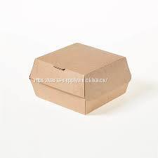 Eco friendly paper clamshell boxes burger clam shell burger box cardboard