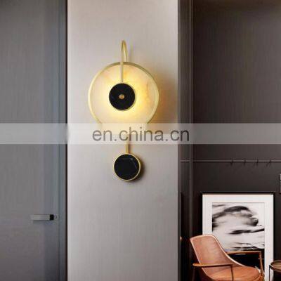 New Chinese Modern Creative Marble Wall Lamps for Decoration