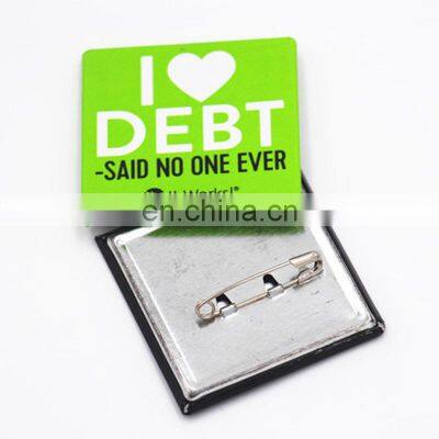 54mm Custom Size Plastic Square Rectangle Button Badge Mould photo-5