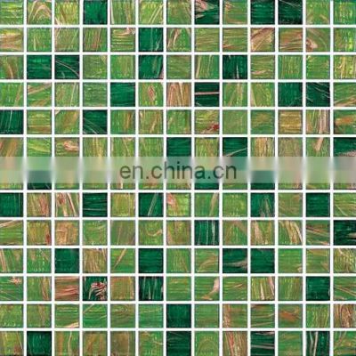 Hot-Melting restaurant floor glass mosaic tile