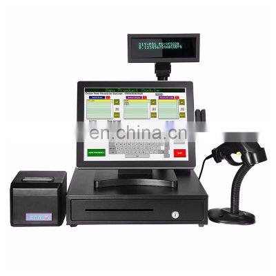 Touch Monitor Table Computer All One Touchscreen Billing Machine Systems Sale Restaurant Terminal Pos Cash Register