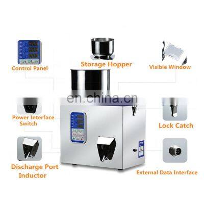 Weighing distribution machine coffee powder seasoning powder grain seeds millet medlar quantitative distribution machine price