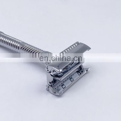 New design sliver metal butterfly Safety Razor for mens shaving