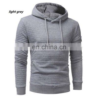 Customized LOGO Plus Size Fashion Men's Autumn and Winter Long-sleeved Hooded Sweater Pullover photo-3