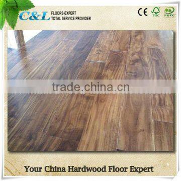 Chinese factory made solid acacia wood flooring