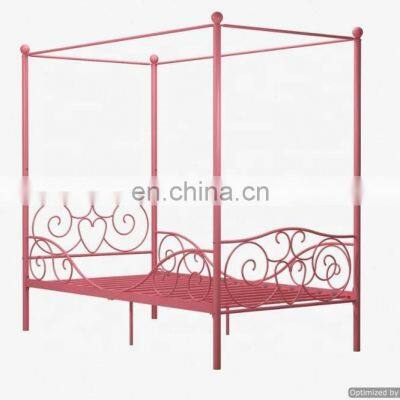 Black Colour Metal Bed photo-3