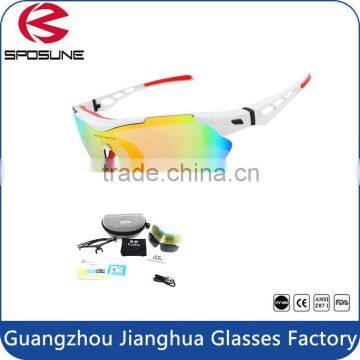 Trendy unisex sports protective glasses anti-shock safety cycling sunglasses