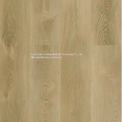 GKBM LS-M028 Eco-friendly Unilin Click Brown Burlywood Wood Grain SPC Flooring