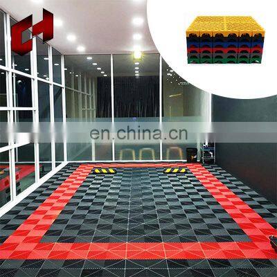 50Mm Style Commercial Pvc Coating Parking Floor Tiles Ceiling Security Grill Grid Interlocking Flooring Tiles For Garage Assist photo-3