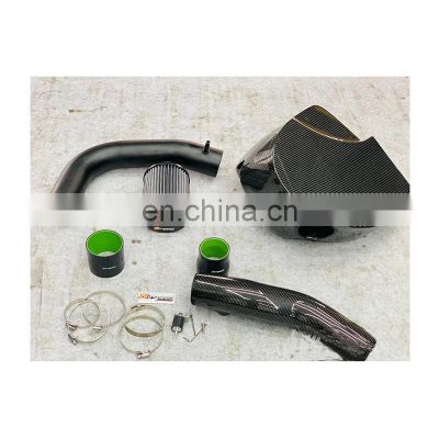 Anti-oxidation Hot Sale Manufacturer Black Dry Carbon Fiber Air Intake Kit For FORD Mondeo 2.0T