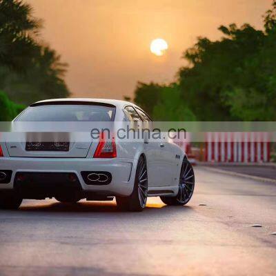 Top Selling WD Style Fiberglass Front Rear Bumper Side Skirts Body Kit For Maserati Quattroporte 2004-2012