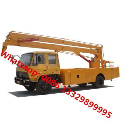 High Quality and Best Price Dongfeng 153 22m-24m Hydraulic Aerial Working Platform Truck for Sale photo-2