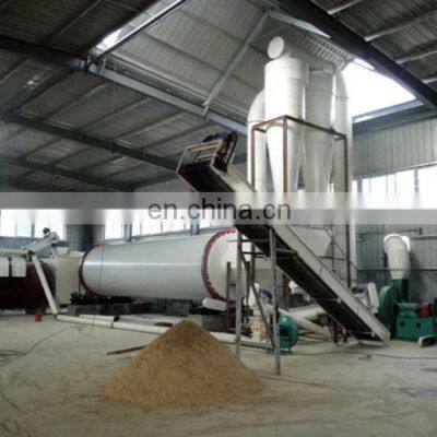 500-15000kg/h Sawdust Coconut Olives Shell Pasture Grass Rotary Drum Dryer For Sale