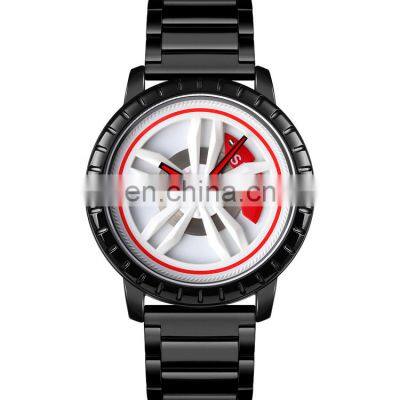 Unique Wheel Watch Fashion Brand Skmei 1634 Original Watch Manufactory Wholesale 30m Waterproof Men Quartz Watch