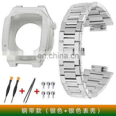 Luxury Apple Smart Watch Stainless Steel Band Low Moq Case Watch 44mm 45mm For Apple Series 4/5/6/7 Iwatch photo-4