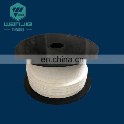 Chinese supplier containing oil white expanded ptfe gland packing