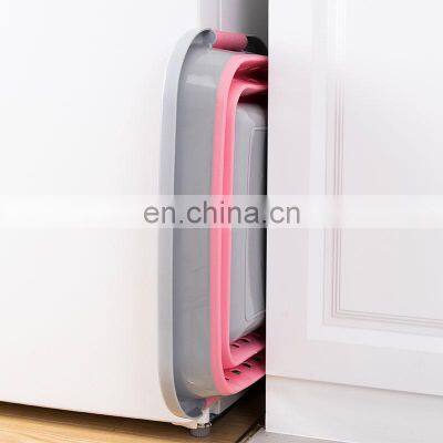 Home Collapsible Plastic Laundry Basket Hamper Multi-purpose Folding Foldable Washing Basin Dirty Clothes Storage Container photo-4