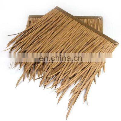 Natural Long Lifespan Artificial Palm Leaf Roof For Wholesales