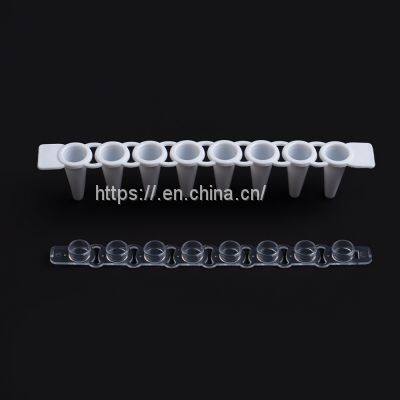 8-well PCR Tube Strip for Medical and Labs Consumables With Caps photo-3