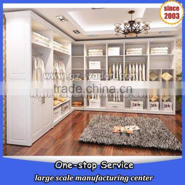 Latest L shape modern bedroom furniture cloth wardrobe cabinet