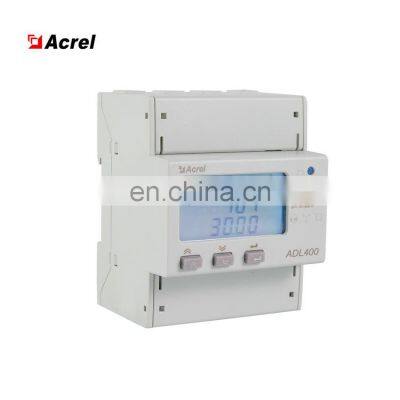 35mm DIN Rail Direct Connect ADL400 LCD Display three phase photovoltaic electric energy meter monitor