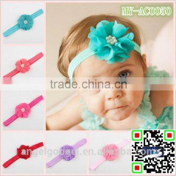 Baby chiffon flower hairband baby flower MY-AC0050