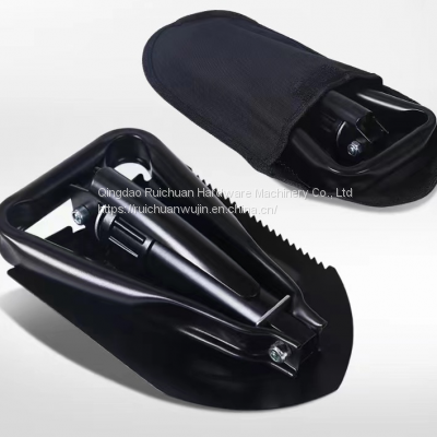 Multifunctional Large Folding Shovel Black Shovel/shovel Engineer Shovel Outdoor Supplies Wholesale Large Shovel Black photo-5