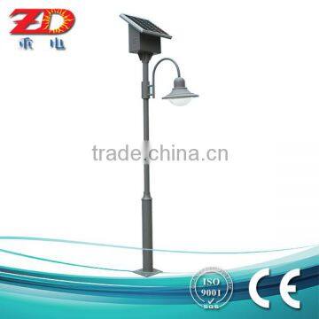 2-6m new design Q235 steel high lumen led solar garden lamp with high quality and low price